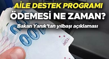 Aile Destek ödemesi yattı mı? Aile Destek ödemeleri ne zaman yatacak? Aile destek parası yılbaşından önce yatar mı?