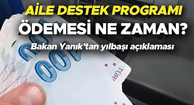AİLE DESTEK YARDIMI ÖDEMELERİ ne zaman? Bakan Yanık CNN TÜRK'te açıkladı: Yılbaşı hediyesi yapalım....Ocak ayından önce aile destek programı yatacak mı?