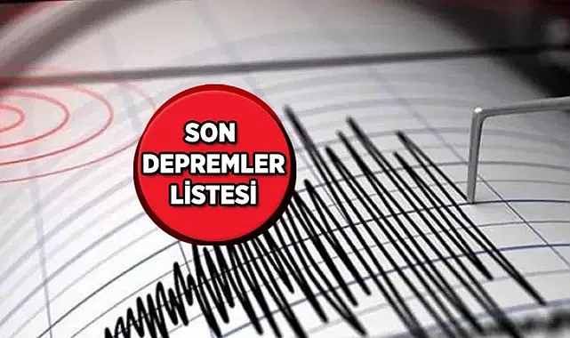İzmir'de, Yalova'da deprem mi oldu? Kandilli, AFAD son depremler listesi 30 Aralık 2022