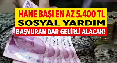 Maksimum Haber 2022 - Hane başına 5400 TL devlet hesaplarınıza yatıracak! E-devletten kontrol edin!
