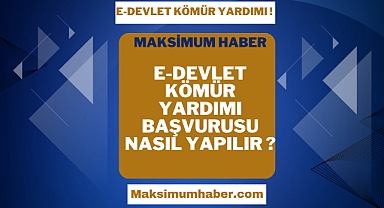 E-Devlet Kömür Yardımı Başvurusu Nasıl Yapılır? Kömür Yardım Başvuru Formu Nasıl Doldurulur?