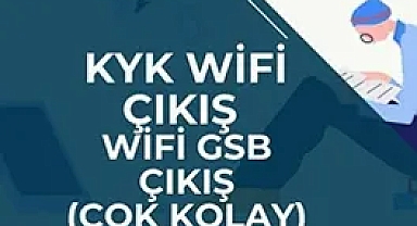GSB Wifi Çıkış Link 2023