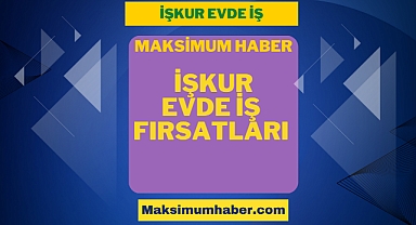İşkur'un Evde İş İmkanları Nelerdir?