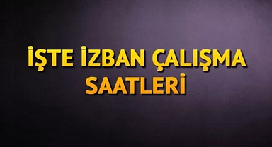 İzban Saatleri İzmir