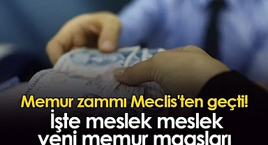 Memur Maaş Zammı Meclis’ten Geçti! 2023 Hangi Meslekte Memur Maaşı Ne Kadar Oldu?