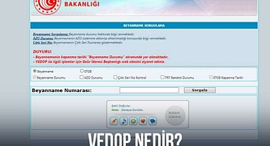 VEDOP Nedir? Vedop Sorgulama