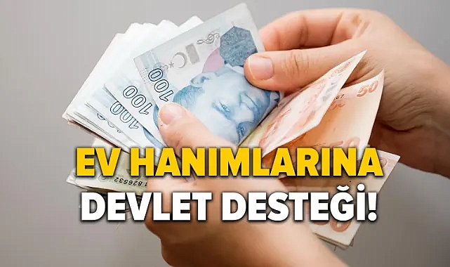 Ev Hanımlarına Destek !! Ev Hanımlarina Maddi Yardım 1100 TL