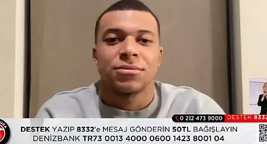 Kylian Mbappe'den Omuz Omuza kampanyasına destek