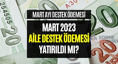 Mart 2023 Aile Destek ödemeleri YATTI MI, ne zaman? Sosyal Yardim Paralari Yattimi
