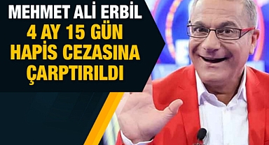 Taciz iddiasıyla yargılanan Mehmet Ali Erbil'e 4 ay 15 gün hapis cezası