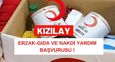 KIZILAY RAMAZAN YARDIMI BAŞVURULARI BAŞLADI ! ERZAK-GIDA-NAKDİ YARDIMLAR !!