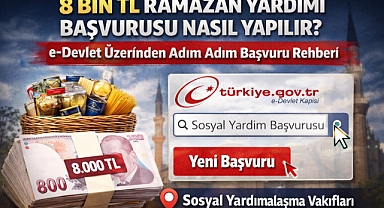 8 Bin TL Ramazan Yardımı Başvurusu Nasıl Yapılır? e-Devlet Üzerinden Adım Adım Başvuru Rehberi