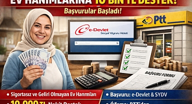 Ev Hanımlarına 10 Bin TL Destek: Başvurular Başladı! İşte Tüm Detaylar